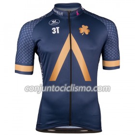 Maillot mangas cortas 2018 Aqua Blue Sport N001